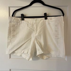 White dress shorts